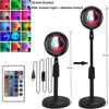 Sunset Projection Lamp – USB Rainbow Mood Light