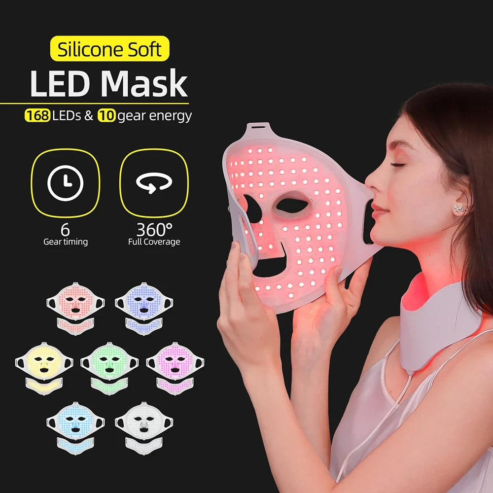 LED Silicone Face Mask