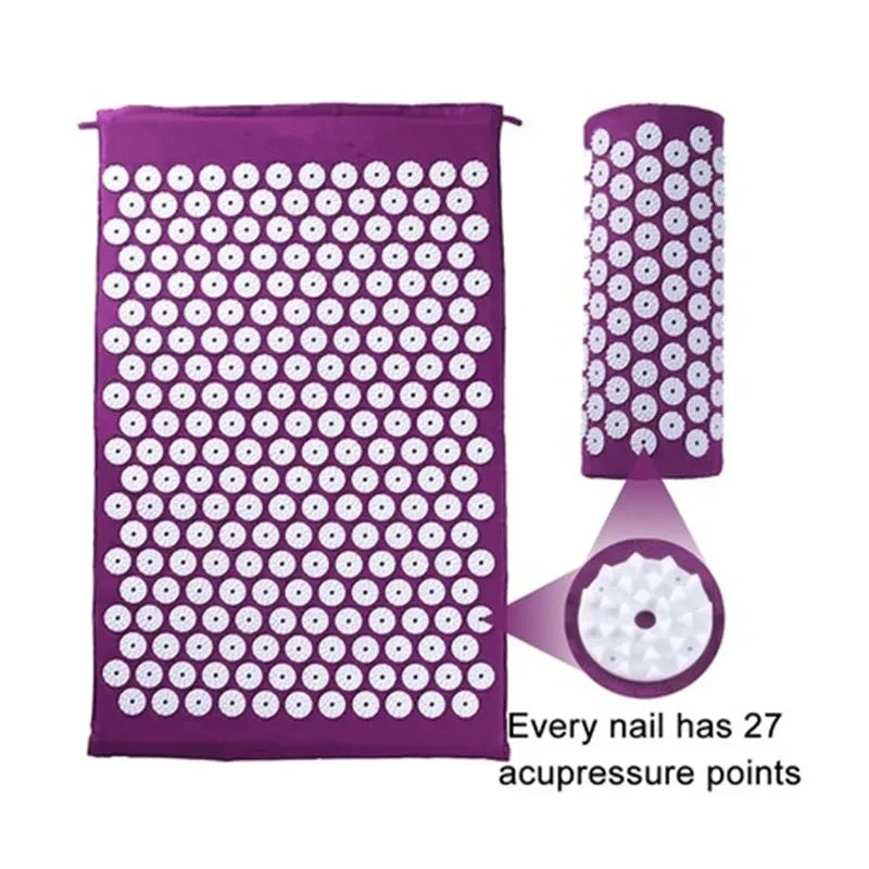 Acupressure Mat and Pillow Set