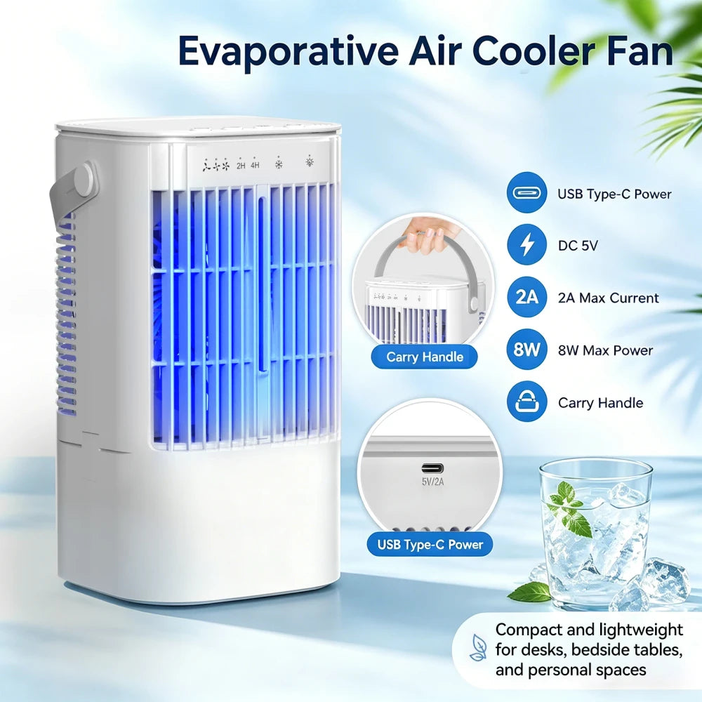 Portable Ice Air Cooling Fan