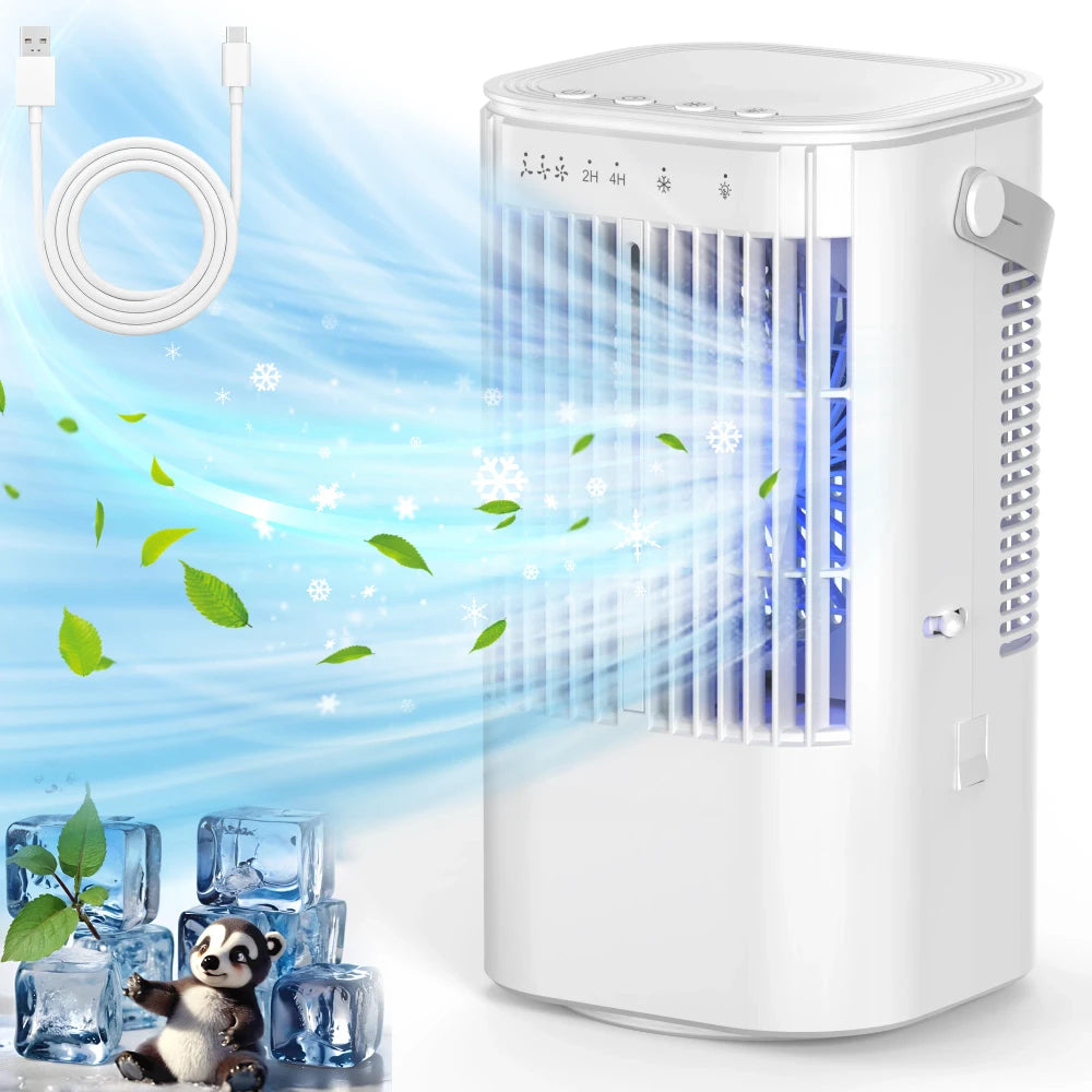 Portable Ice Air Cooling Fan