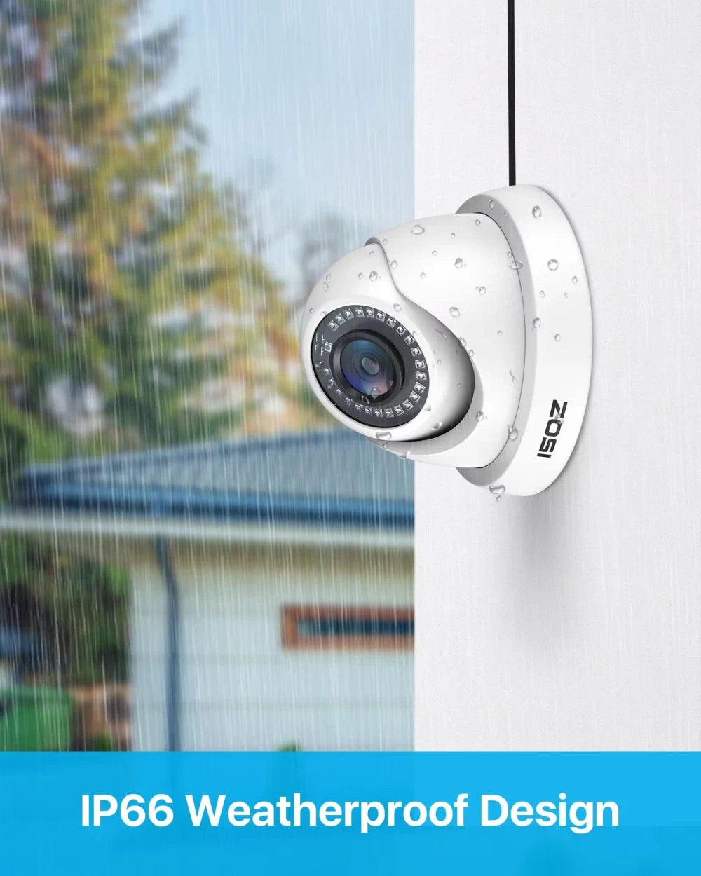 HD Indoor & Outdoor Security Camera with Two-Way Audio