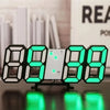 3D LED Digital Wall & Desk Clock