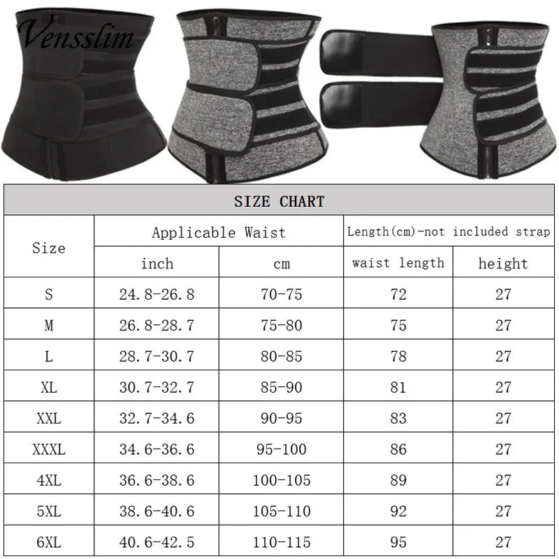 Waist Trimmer Belt – Workout Sweat Band