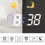 3D LED Digital Wall & Desk Clock