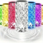 Crystal Rose LED Table Lamp