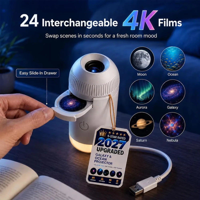 Galaxy Star Projector Night Light