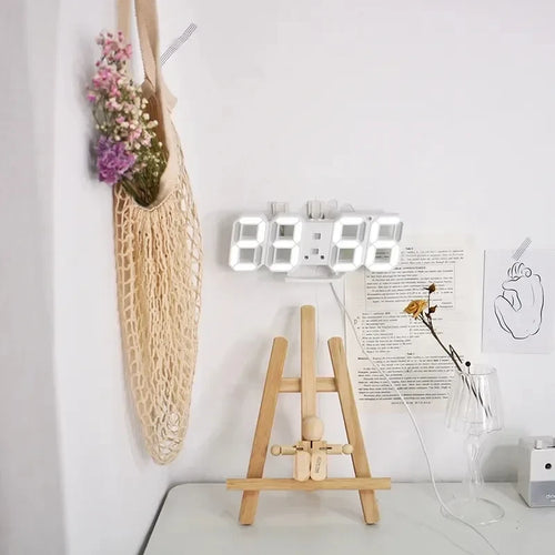 3D LED Digital Wall & Desk Clock