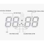 3D LED Digital Wall & Desk Clock